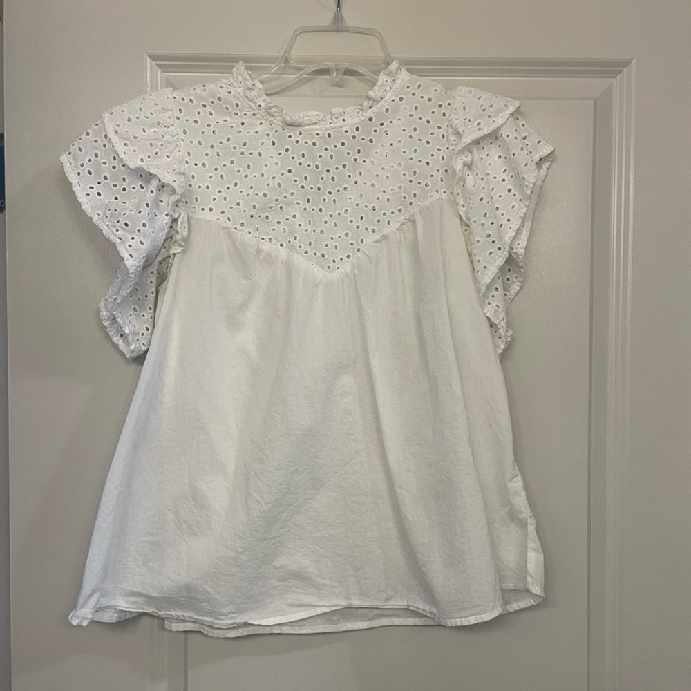 Target White Blouse - M